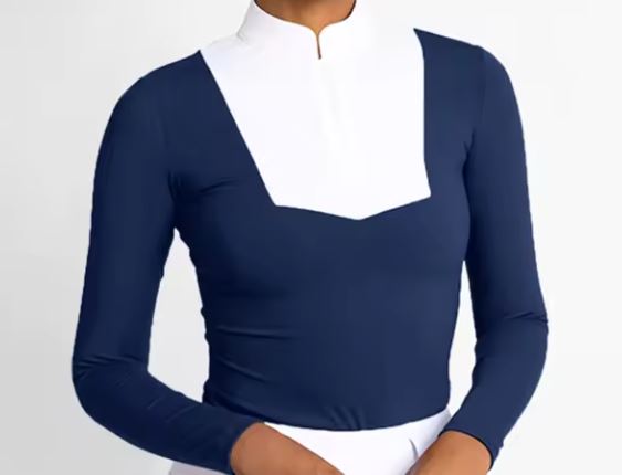 Dressage Show Shirt LONG  sleeve by The Dressage Diva